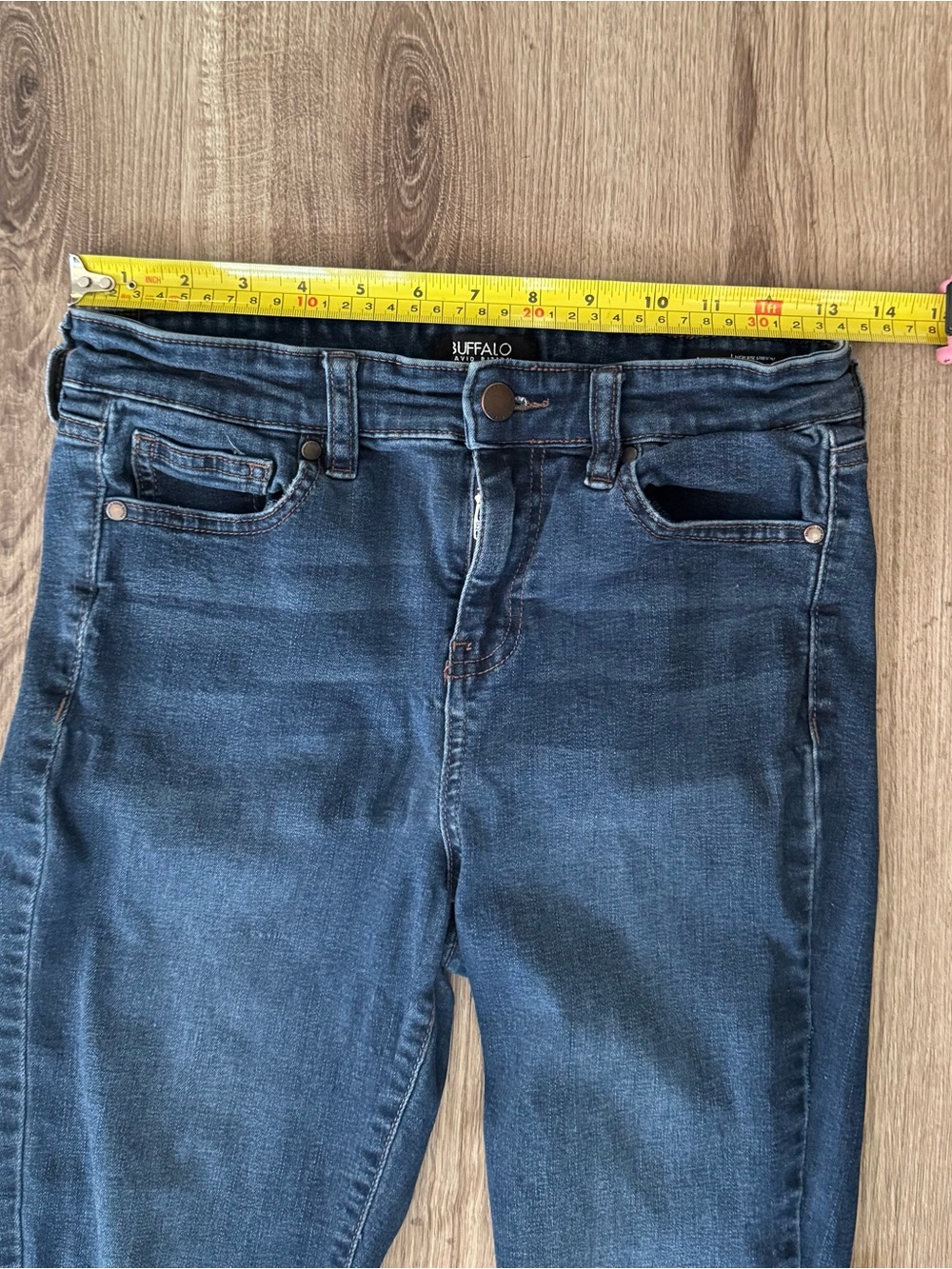 Buffalo David Bitton Aubrey High Rise Stretch Skinny Jeans Dark Wash Size 4 (26)